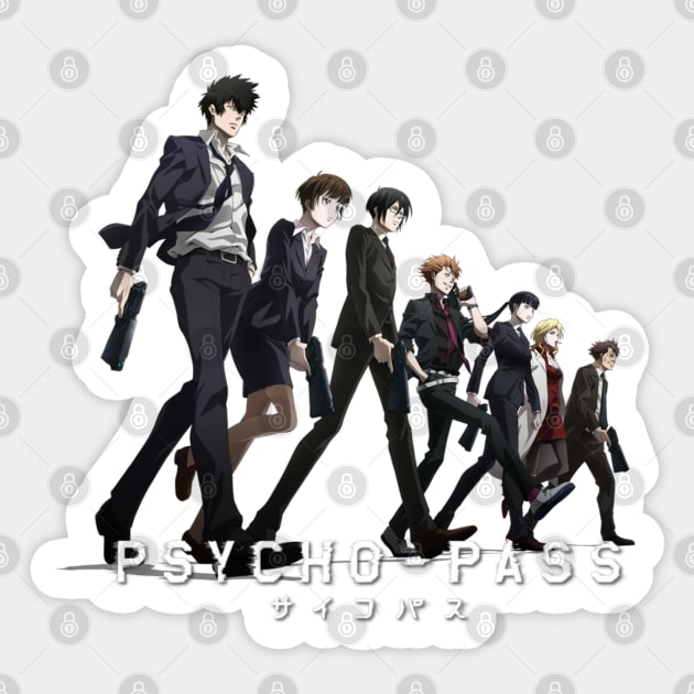 Psycho - Pass Sticker by galacticshirts